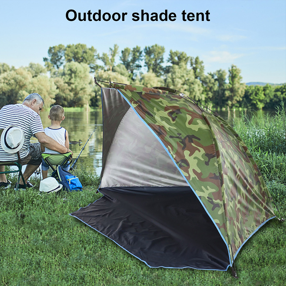 Cheap Goat Tents Outdoor Beach Tent Summer Sunshade Pop Up Camping Tent 170T Polyester Sunshade Tent for Fishing Camping Hiking Picnic Park Tents 